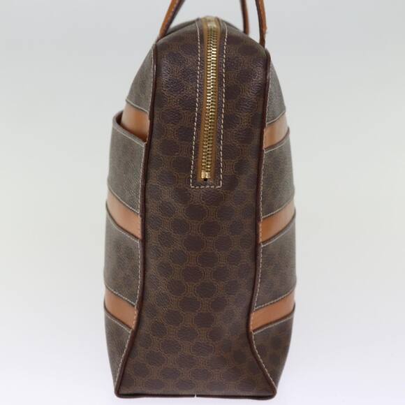 CELINE Macadam Canvas Hand Bag Pvc Brown - Picture 5 of 13